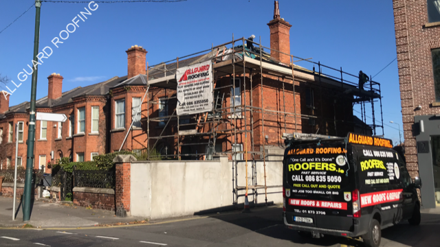 roof repair carried out in dublin by allguard roofing